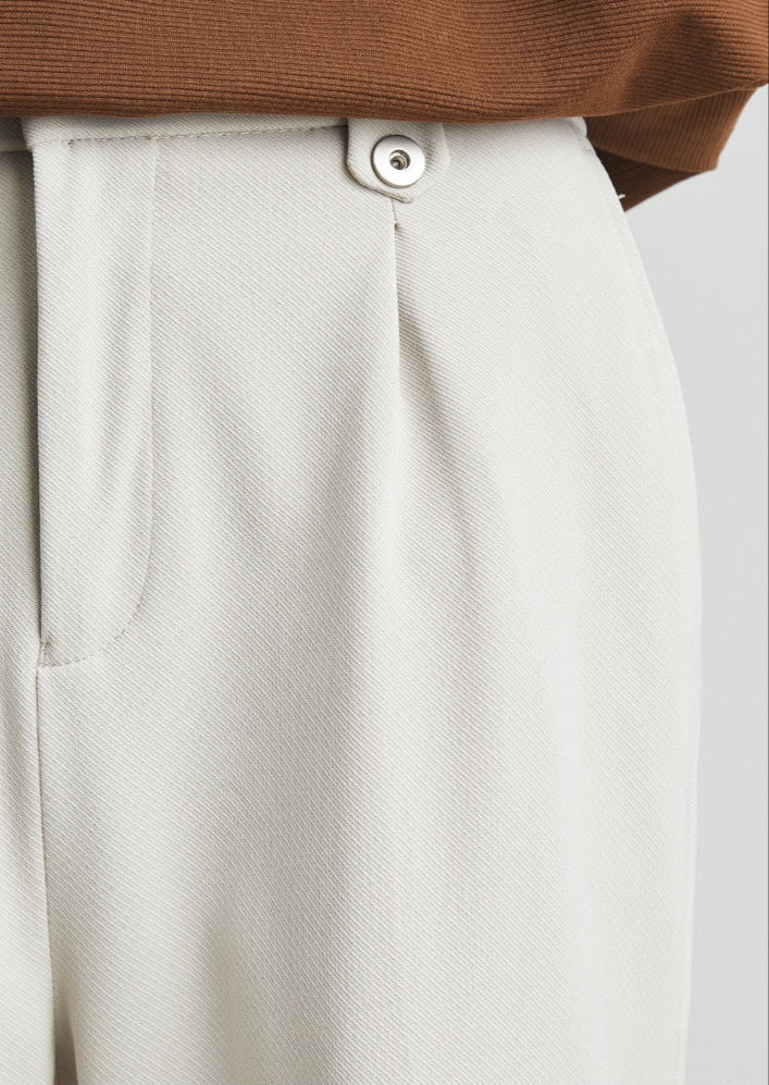 Relaxed Silky Straight Pants