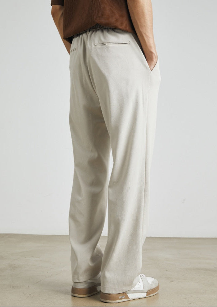 Relaxed Silky Straight Pants