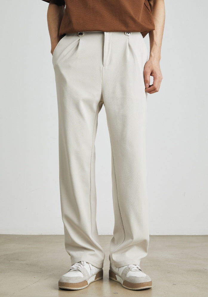 Relaxed Silky Straight Pants