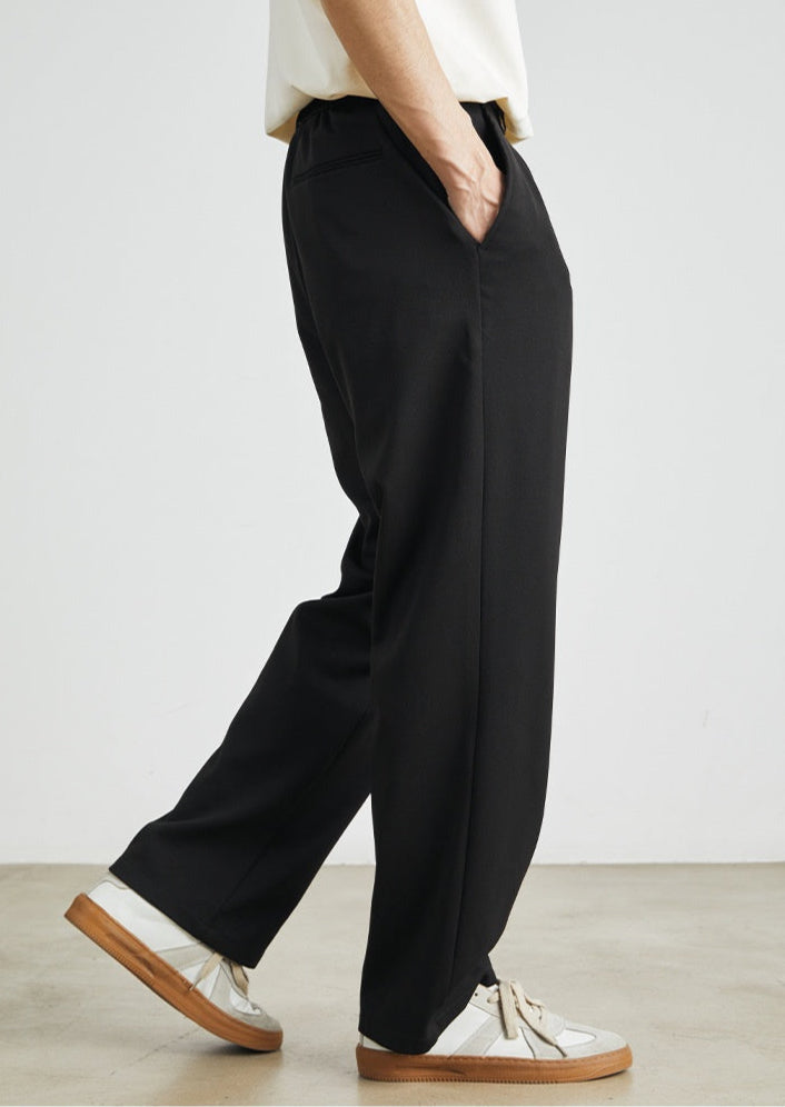Relaxed Silky Straight Pants