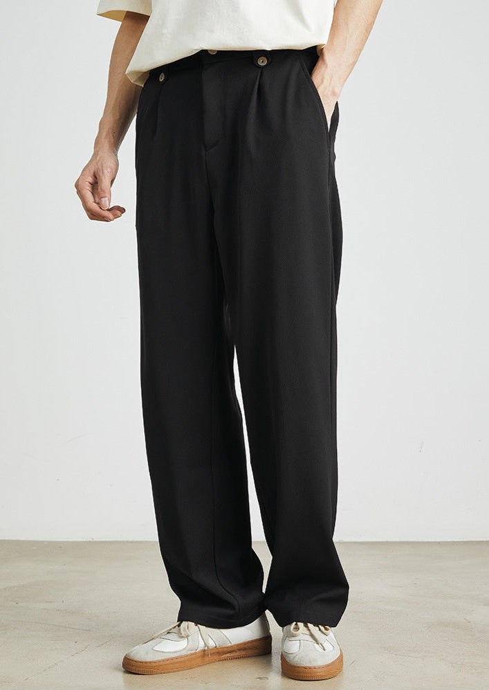 Relaxed Silky Straight Pants